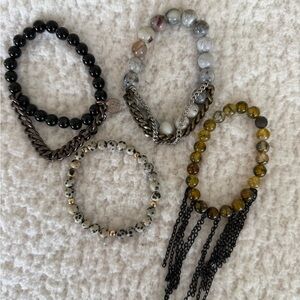 James + Jean Bracelet Set with Chain Accents